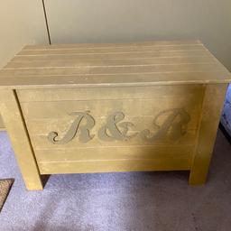 Lovely solid wood toy box