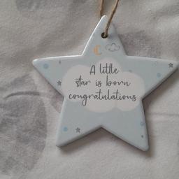 Ceramic Star
Lovely gift for new baby 
