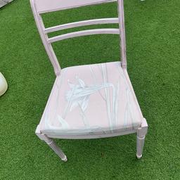 Vintage chair great to up cycle
Distressed look