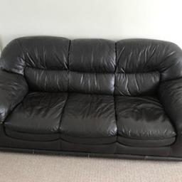 Brown leather 3 seater sofa

Still available, cash on collection only!
NO bank transfers / fedex!