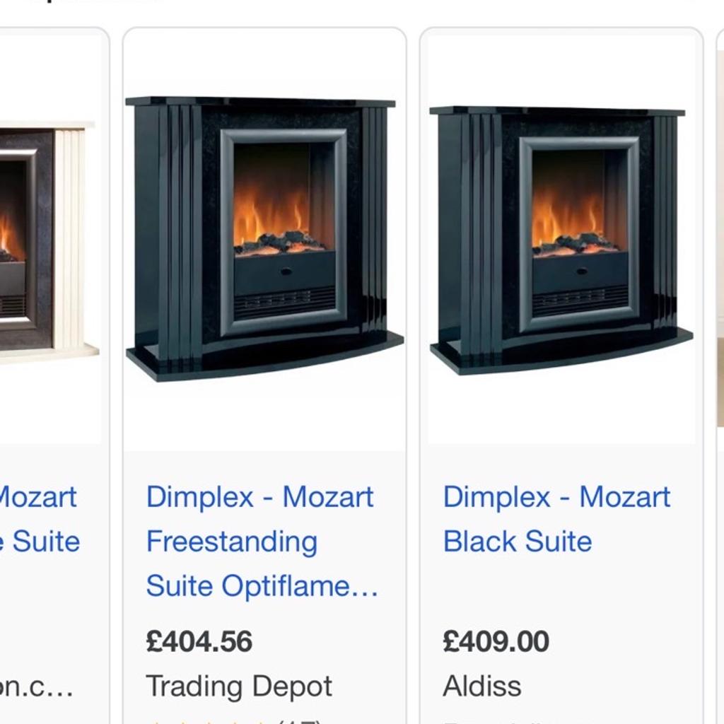 Electric fire in surround
Some very minor scuff on the bottom see pic
Works perfectly
Looks attractive
Size in length 36”
Side widths 10”
Middle with 13”
Height 34”
Price as new see pic usually over £400