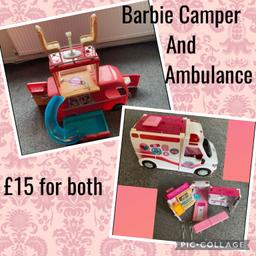 Barbie Camper and Ambulance
Collection from Sedgley