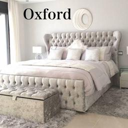 To  get fast reply please drop a message on Whatsapp +44 7424 461134 

Oxford WingBack bed with mattress 💛

🎨Comes in wide range of colours
Available Sizes
Single, Small Double, Double, KIngsize & Superking Size

✅ FREE Delivery now Available
✅Ottoman box available
✅Gas Lift (Optional)
✅ Includes slats & solid base
✅Cash on Delivery Accepted
✅Nationwide Delivery Available (T&C Apply)

If this looks like next dream bed then get in touch with us🌠

Shop this luxury bed frame for the most reasonable and honest prices💥

INBOX for further information📩
OR
WhatsApp us at +44 7424 461134