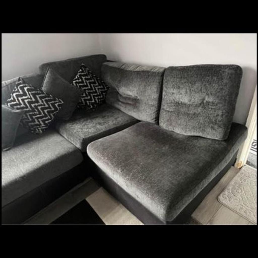 In good condition only had it a few years. Has some new cushion covers that come with it too. Only getting rid of it as I no longer want a corner sofa.