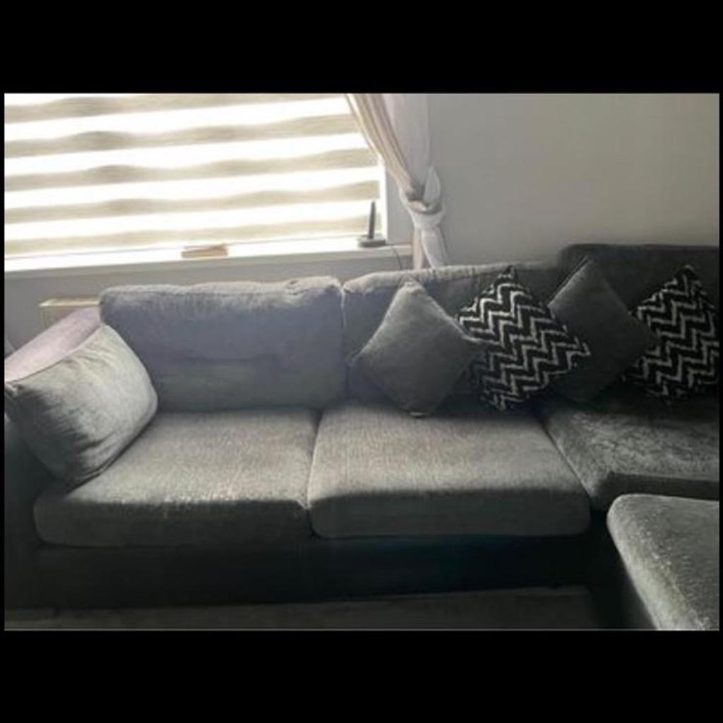 In good condition only had it a few years. Has some new cushion covers that come with it too. Only getting rid of it as I no longer want a corner sofa.