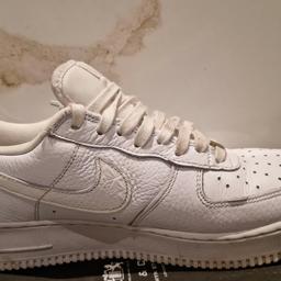 All White Nike Air Force Trainers
UK Size 10