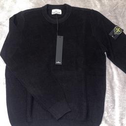 Stone Island Ribbed Knitted Sweater
Black
Size Medium (Small also available check other listings)

Fits true to size. Take your normal size 📏
New, unworn, comes sealed.

Items are posted the day following the sale 📮
