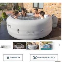 We bought the hot tub 2022 and only used it for about 3 months in 2023. We bought it for my son for his sensory and as a family. He changed his mind and wanted a swimming pool. Everything is brand new in package the pump is been used for 3 months. 
So it’s all brand new and works all perfectly fine like it should. 

It absolutely amazing and a lovely family hot tub and so relaxing and you can have so many lovely evenings in the hot tub.

More then happy for views

Original price £549.99

£300

Collection Shillingstone