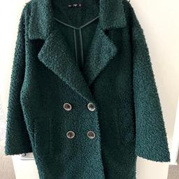 Hi ladies welcome all to this beautiful looking F&F Teddy Fleece Coat Size Uk 6 in very nice condition thanks