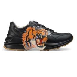 Authentic Gucci Tiger Rhytons. Condition is "New with tags".  – Packlink 1 day.

GENUINE gucci rhyton shoes retail over £1000. Was gifted these but they are too big in as gucci shoes are known to be a size big depending on your feet.

Size 5 but would fit a 5.5UK. They are very comfortable on and a bit lighter than Balenciaga shoes.
they are authentic

Serial number-548635.