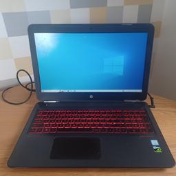 Hp omen gaming laptop fully working Windows 10

I5 7300
8gb ddr4 ram
1tb hard drive
Gtx 1050

Very good laptop .
Runs the usual games, GTA5, Fortnite, Warzone, etc 

Comes with the charger and a fresh install of Windows 10 all upto date so it's ready to go as soon as you install your games

Collection or delivery if local
Open to offers