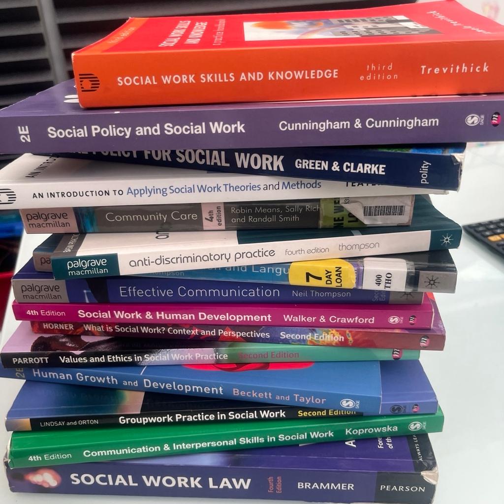Mixed social work books