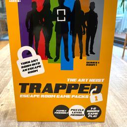 New & unused Escape Room game - Trapped: The Art Heist. Family friendly (Ages 8+) for 2-6 players. Great fun for family gatherings or when you have friends over.
£14 in Argos, so no lower offers please.
Central Sevenoaks Collection. No timewasters please.