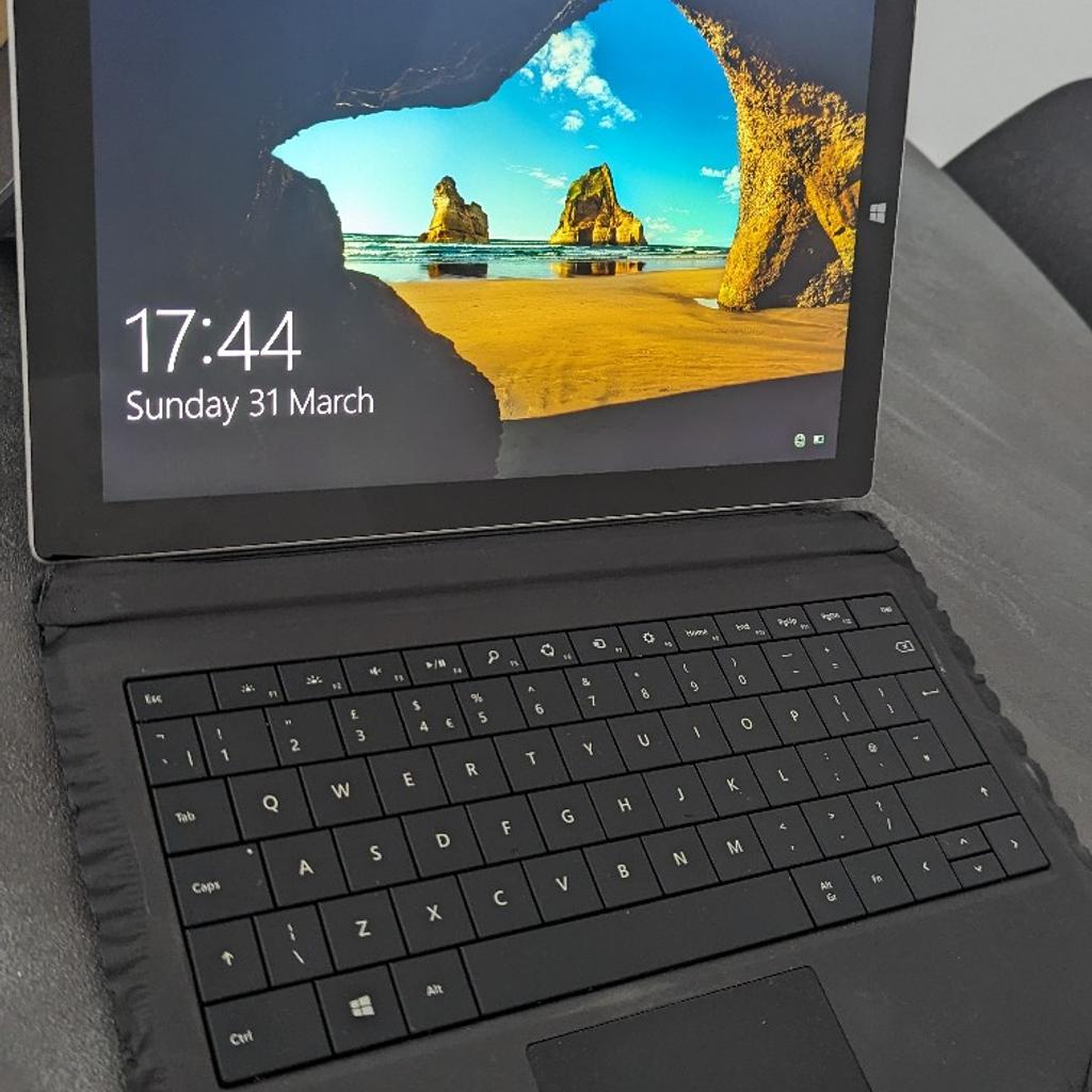 Selling my Microsoft Surface Pro 3, general wear and tear on keyboard, and few scratches at the back. Its in excellent working order, reliable and fast got good battery life includes a charger.