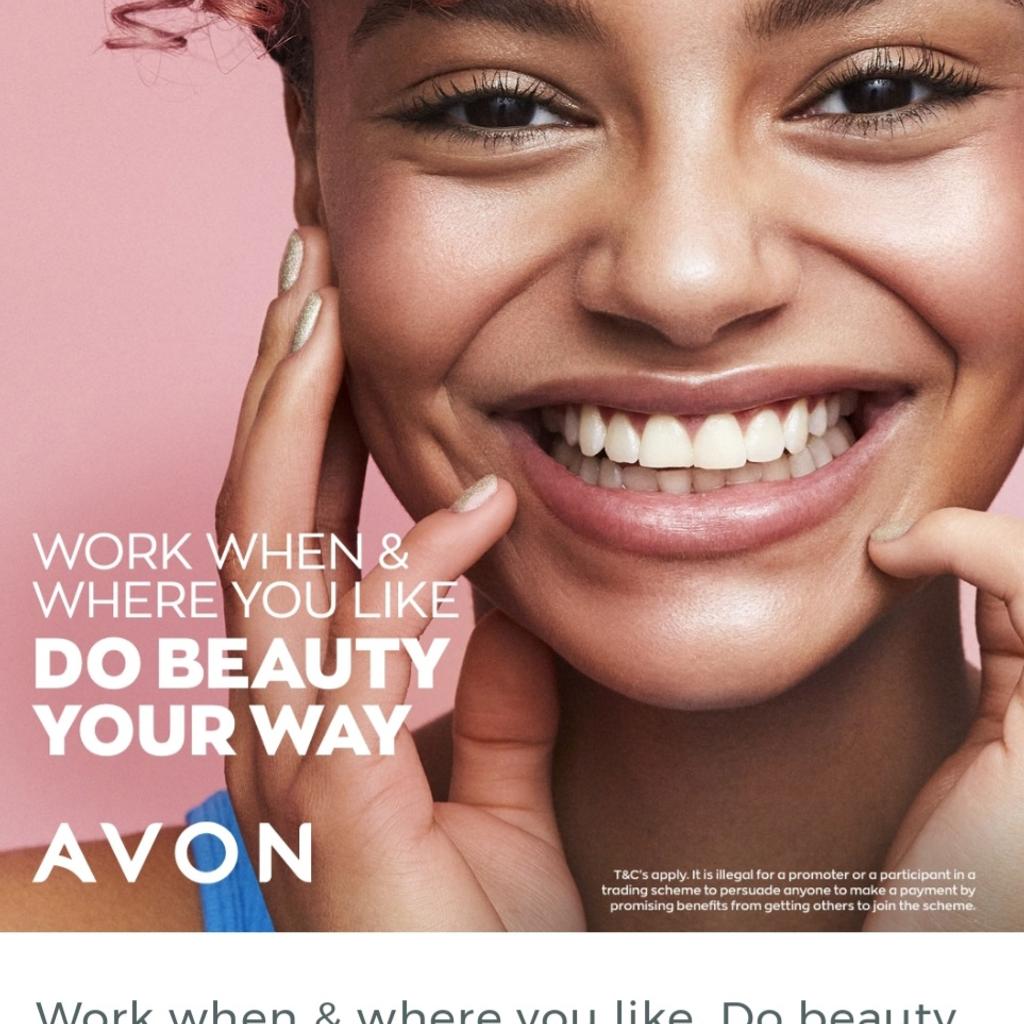 Join Avon Today and receive a free gift when your 1st order is over £50.