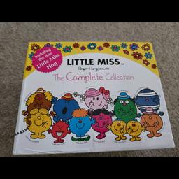 Box Set of the Little Miss books by Roger Hargreaves. This set should contain 37 books, but unfortunately 1 is missing (Little Miss Magic). Therefore it's 36 Little Miss books and a very low price. Books are all in excellent condition and from a pet free and smoke free home. 

Price tag on the box says £110

Hope someone's child / grandchild will enjoy.