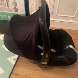 Selling our maxi cosi car seat. As we don’t have a car, this was just used for a couple of weekend trips so in perfect condition. For babies 40-75cm in height. Can be used in conjunction with prams like the Babyzen yoyo. Can sell prams adapters separately 

RRP £130