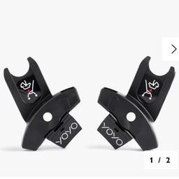 Babyzen YoYo car seat adapters. Perfect condition. RRP £60