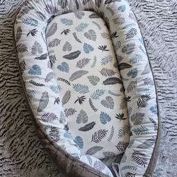 Cute, comfortable nest for baby
With removable, washable cover

Covers will be washed and item packed in storage bag ready for collection

From a pet free smoke free home