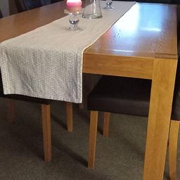Very heavy, solid, good quality dining table.
Size is 1.82m(6') x 1.00m(3'3)
easily seats 6-8
from a smoke and pet free home
House move necessitates sale
Comes apart, for transportation.