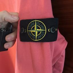 Stone island sweater size large coral worn once