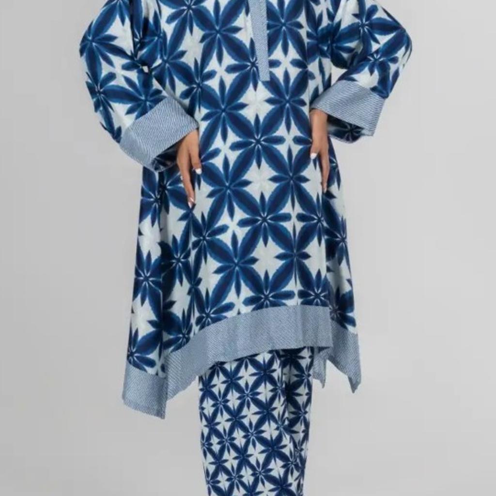 beautiful printed linen 2piece set .very stylish and trendy look.comfortable soft fabric