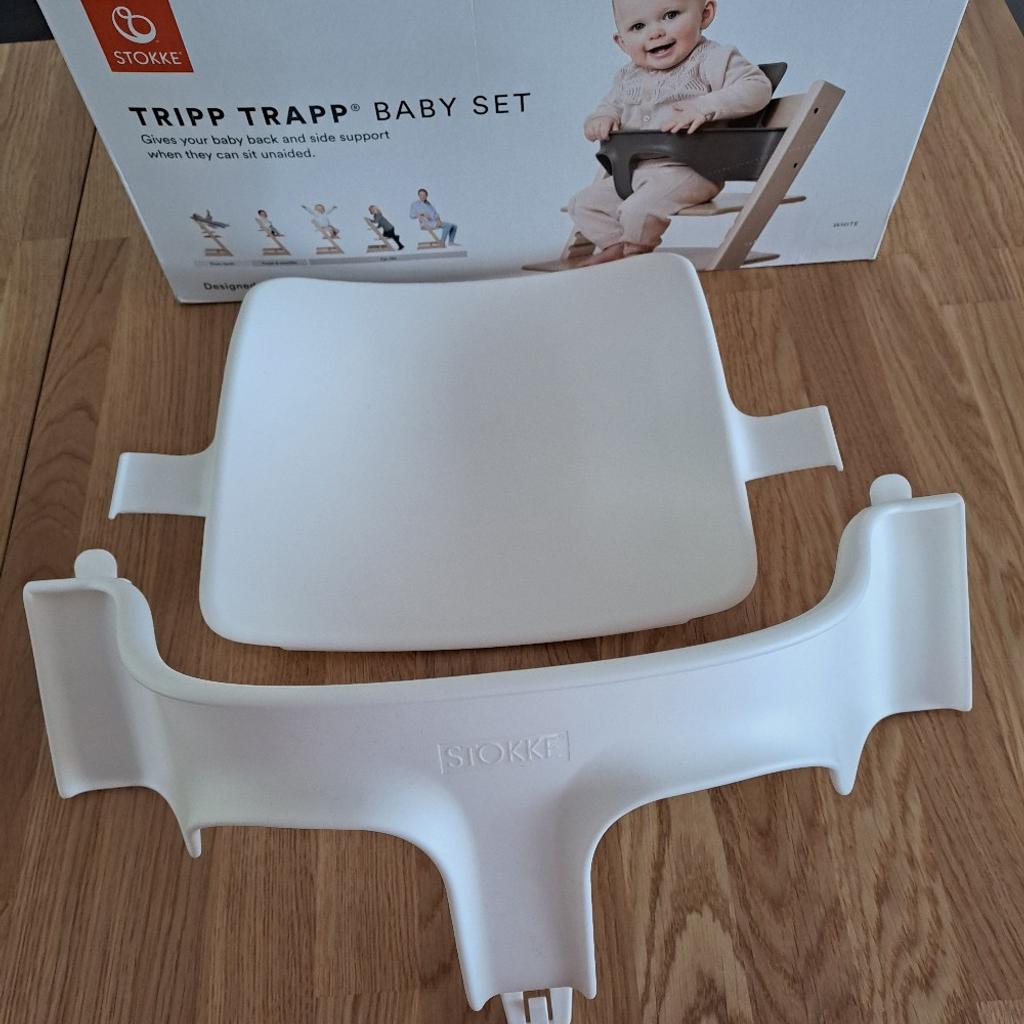 Verkaufe Tripp Trapp Babyset in weiß

Selbstabholung oder Übergabe in Bregenz möglich.