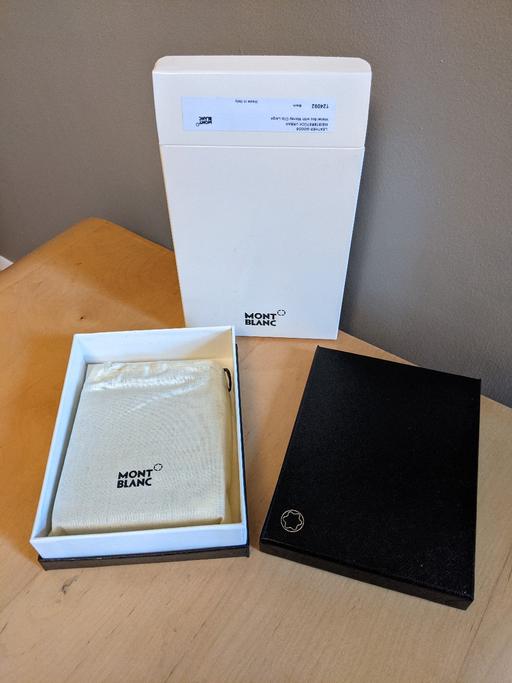 Buy & Sell West Midlands Birmingham - Photos for Mont Blanc Leather Wallet 6cc with Money Clip