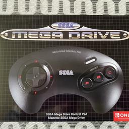 SEGA Mega Drive Control Pad for Nintendo Switch and PC.

As New condition.

Comes in original box and charging cable.

Charging cable is brand new and has never been used.

Enjoy SEGA Mega Drive games the way they're meant to be played – using a full-size SEGA Mega Drive style Control Pad! With a paid Nintendo Switch Online membership, you can purchase this SEGA Mega Drive Control Pad for Nintendo Switch. Up to two SEGA Mega Drive Control Pads can be connected to the same Nintendo Switch console for local multiplayer. For online multiplayer, one SEGA Mega Drive Control Pad can be used with each console.

This SEGA Mega Drive Control Pad can also be used as a Nintendo Switch Pro Controller for software titles other than SEGA Mega Drive games, but some software titles may not be compatible due to the SEGA Mega Drive Control Pad's different button layout.

No postage or delivery on this item.
Collection from Wollaston DY8.
Smoke free, pet free home.