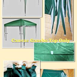 3m x 3m Pop up Garden Gazebo Canvas Top perfect addition to your outdoor space comes in green white stripes
 The gazebo is designed with a pop-up making it easy to set up & take down

Ideal for refreshing your garden or patio gazebo is perfect for outdoor events and gatherings
 It's a great way to add some shade and protect yourself from the sun while enjoying the fresh air
Whether you're hosting a barbecue a garden party or camping outside this gazebo top is a must-have
Size 3mx3m