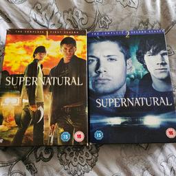 supernatural season 1 and 2, £10 pick up only m6 area