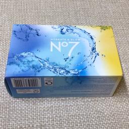 No7 HYDRATE & GLOW Collection Skincare Gift Set.

CONTENTS:
1 X HydraLuminous Water Surge Gel, 25ml, 0.84 Fl Oz, 12 M
1 X HydraLuminous Overnight Recovery Gel Cream, 25ml, 0.84 Fl Oz, 12 M
1 X HydraLuminous Radiance+ Daily Energising Exfoliating Cleanser, 50ml, 1.69 Fl Oz, 24 M
1 X HydraLuminous Highlighter Prosecco, 3ml, 0.1 Fl Oz, 24 M

New, Sealed in original packaging and from a smoke free home.