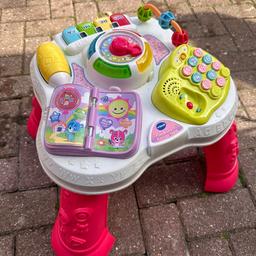 Vtech play and learn activity table for sale

Kids really enjoy this, had multiple settings and songs etc

07523639684