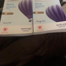 Kaplan publishing. Official ACCA performance management study text and exam kit. In great condition. Can be purchased individually or as a set.