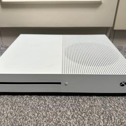 Great condition with original box White 500GB 

Included 
1x Xbox One S
1x White Controller
1x power lead
1x HDMI lead