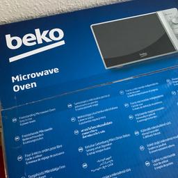 Brand New in Box, BEKO 700 watt microwave. 
Please see pics for more design/detail.