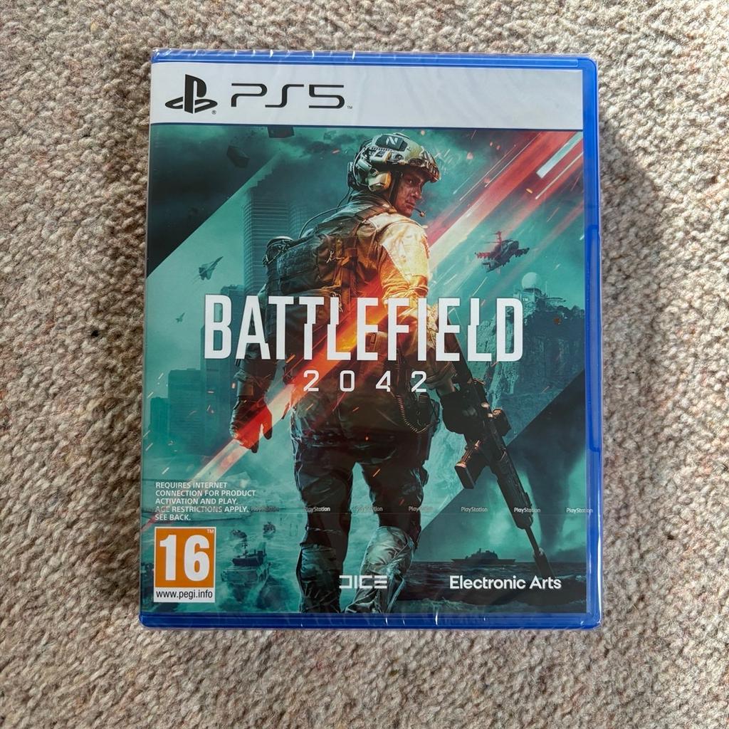 Battlefield 2042 for PS5

Brand new, still in cellophane!

Collection only from Ramsey PE26.