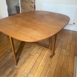 Folding dining table, can deliver Oswestry area if needed