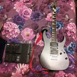 ibanez gio guitar with rare finish  , line 6 spider amp with pedal built in tuner and wah wah strap and lead.
collection only