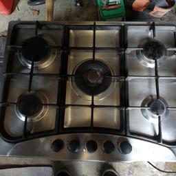 5 ring gas cooker hob for sale in good condition