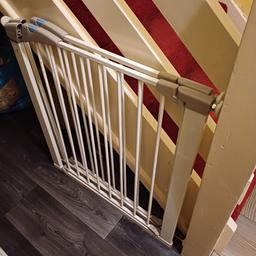 Limas stair gates x 2 with attachments and expandable arm.