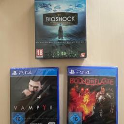 Verkaufe folgende Spiele für die PS4:

Bioshock-Collection - 15€

Vampyr - 5€    Verkauft 
Bound by flame - 5€

Abholung und Versand (+3€) beides möglich