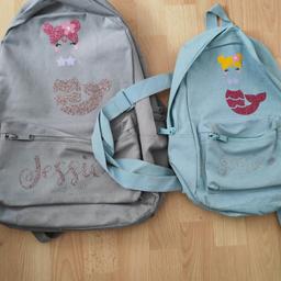 2x Girls back bags in good condition they both have name Jessica on them free to collect will be putting on other free sites from smoke and pet free home collection only from Glascote b77