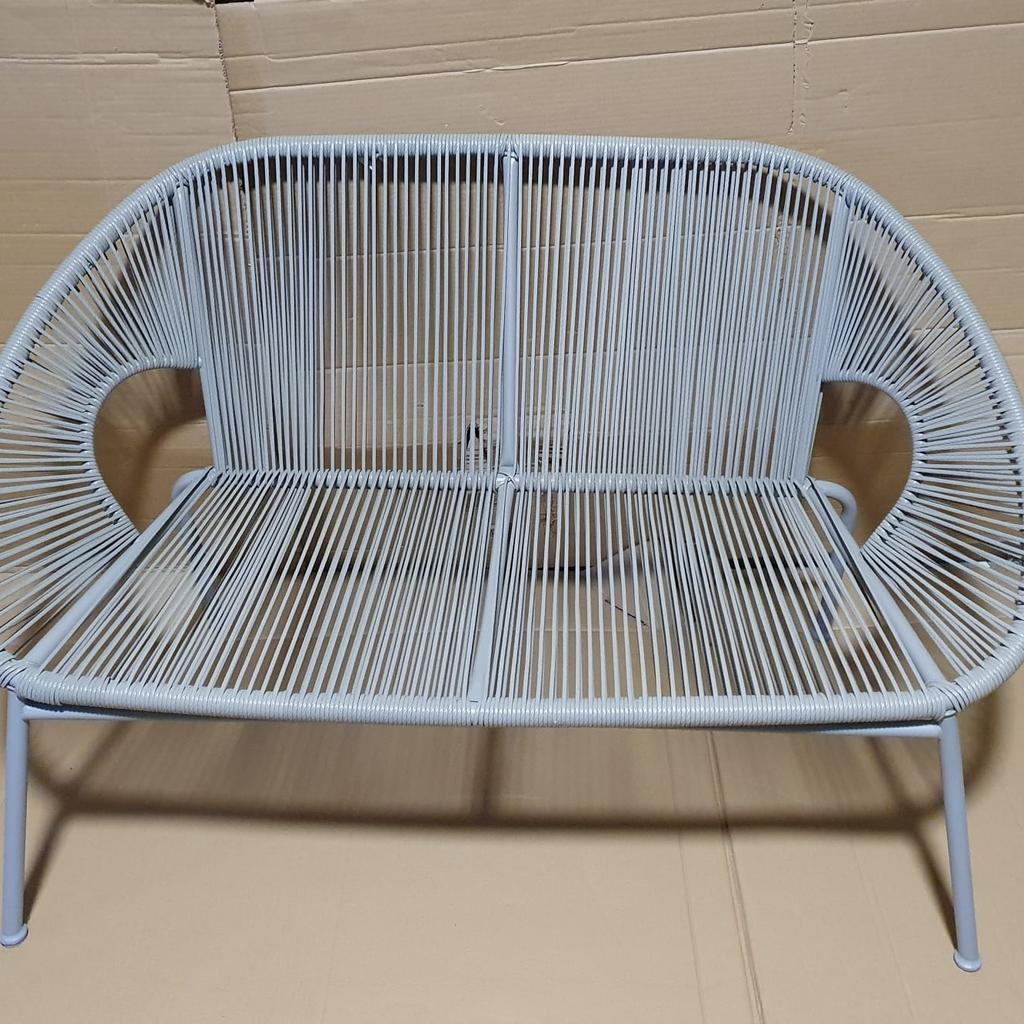 Habitat Nordic Spring 3 Seater Patio Set

💥ExDisplay💥Item is in good overall condition item that may have small cosmetic defects as marks, scratches classified as reopen and repacked in the box or unit assembly

Set made from steel and rattan
Steel table top
Table size: H36, W50, L92.5cm
Removable legs for storage
Chair seat and back made from rattan
Size H79, W74.5, D68cm
Seat height 38cm
Seating area size W 74.5, D68cm
110kg maximum user weight per chair
Sofa size H79, W125.5. D68cm
220kg maximum user weight per sofa

💥Check our other items💥