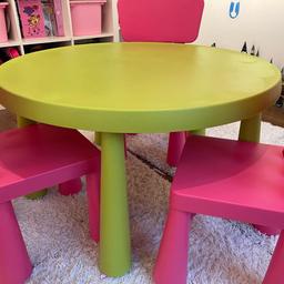 Table and 3 chairs from IKEA in very good condition. 
Kept in a smoke free house.