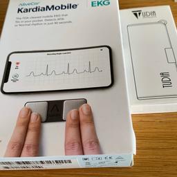 Brand new in box detects heart rhythm in 30 seconds I also bought a case separately
Cost £115 in all