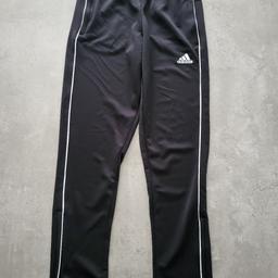 Boys Adidas Aeroready performance Track bottoms. Zipped leg bottoms. Age 11-12yrs. Brand new without tags. Never worn. Free collection Derby area or can post for additional postage fee of £3.35.