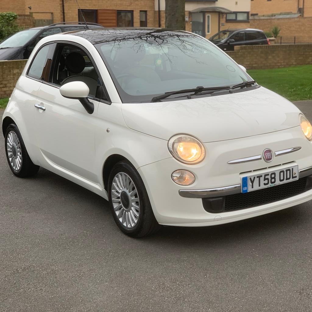 FIAT 500 LOUNGE EDITION FINISHED IN BIANCO WHITE HIGHLY DESIRABLE EXAMPLE

35 A YEAR ROAD TAX ,
INSURANCE GROUP 3 IDEAL FOR FIRST TIME DRIVERS

60MPG VERY ECONOMICAL TO RUN

IT COMES WITH 12 MONTHS MOT AND JUST BEEN SERVICED,
MAJOR SERVICE CARRIED OUT ALL FLUID REPLACED FOR NEW-OWNER,

FIAT COMES FULLY LOADED WITH RARE VIRTUAL CLOCKS,LOUNGE UPGRADED SEATS ,CHROME TRIMS, ALLOYS WHEELS PANNORMAIC ROOF BLUETOTH RADIO MULTI FUNCTIONAL STEERING WHEEL CITY STEERING AND MUCH MORE

HPI CLEAR PX / SWAPS WELCOME AT STRICT TRADE VALUE CHEAP

OPEN TO NEAREST OFFERS

FREE LOCAL DELIVERY HERE FOR SALE IS AN WELL LOOKED AFTER

NATIONWIDE DELIVERY AVAILABLE

PRICE TO SELL: £2,200
NO TIME WASTERS PLEASE
