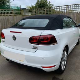 Volkswagen Golf 1.6 TDI BlueMotion Tech S Cabriolet Euro 5 (s/s) 2dr
136000 miles | 2012 (12 reg) | Manual | Diesel
£3995.00

Volkswagen Golf 1.6 TDI BlueMotion Tech S Cabriolet Euro 5 – a perfect blend of style, performance, and sophistication! A great example of the Golf Cabriolet and in great condition both inside and out!

MOT until 13.02.2025 – Since MOT (March 24) both nearside and offside front driveshafts replaced including CV boots. New offside front tyre fitted (March 24) – please see picture of receipts. Part service history. Last service July 21.
3 previous owners
17” Inch Alloys, good bodywork, black cloth interior - Good condition, Tyre condition good, Metallic White…
Please note: Passenger front window not working, approx. £200 to repair and reflected in sale

Please message / call to arrange a viewing on 07766335279