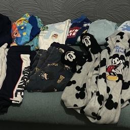 12-18m boy bundle x30 shorts, sleep wear, tops